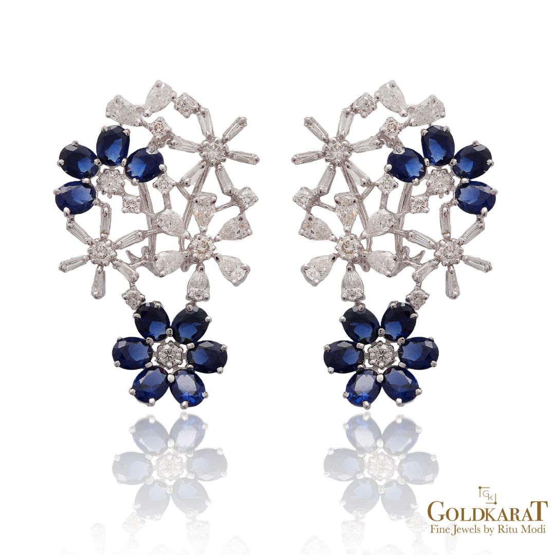 Diamond Bower Earrings - GOLDKARAT