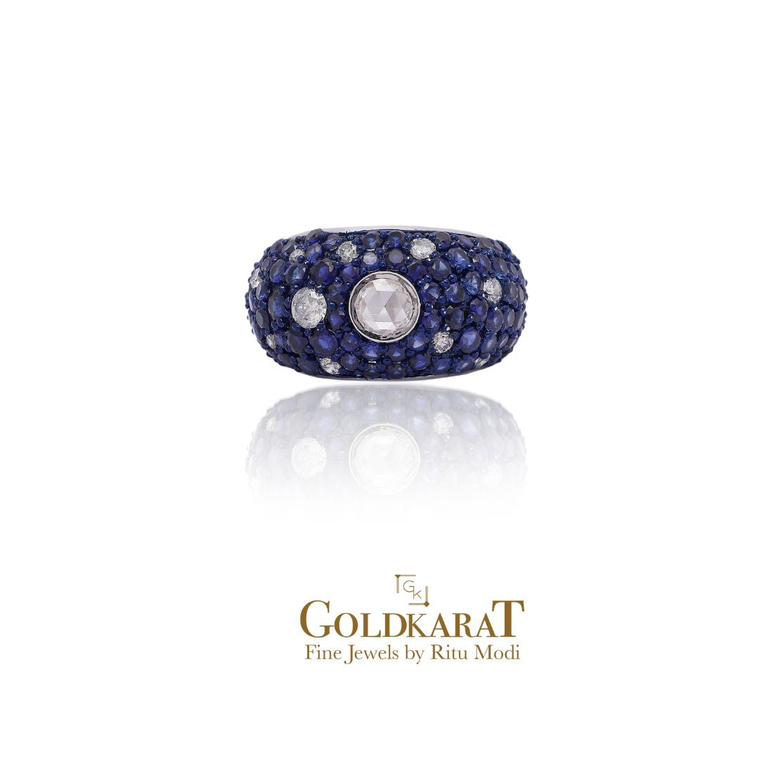 Night Sky Diamond Ring - GOLDKARAT