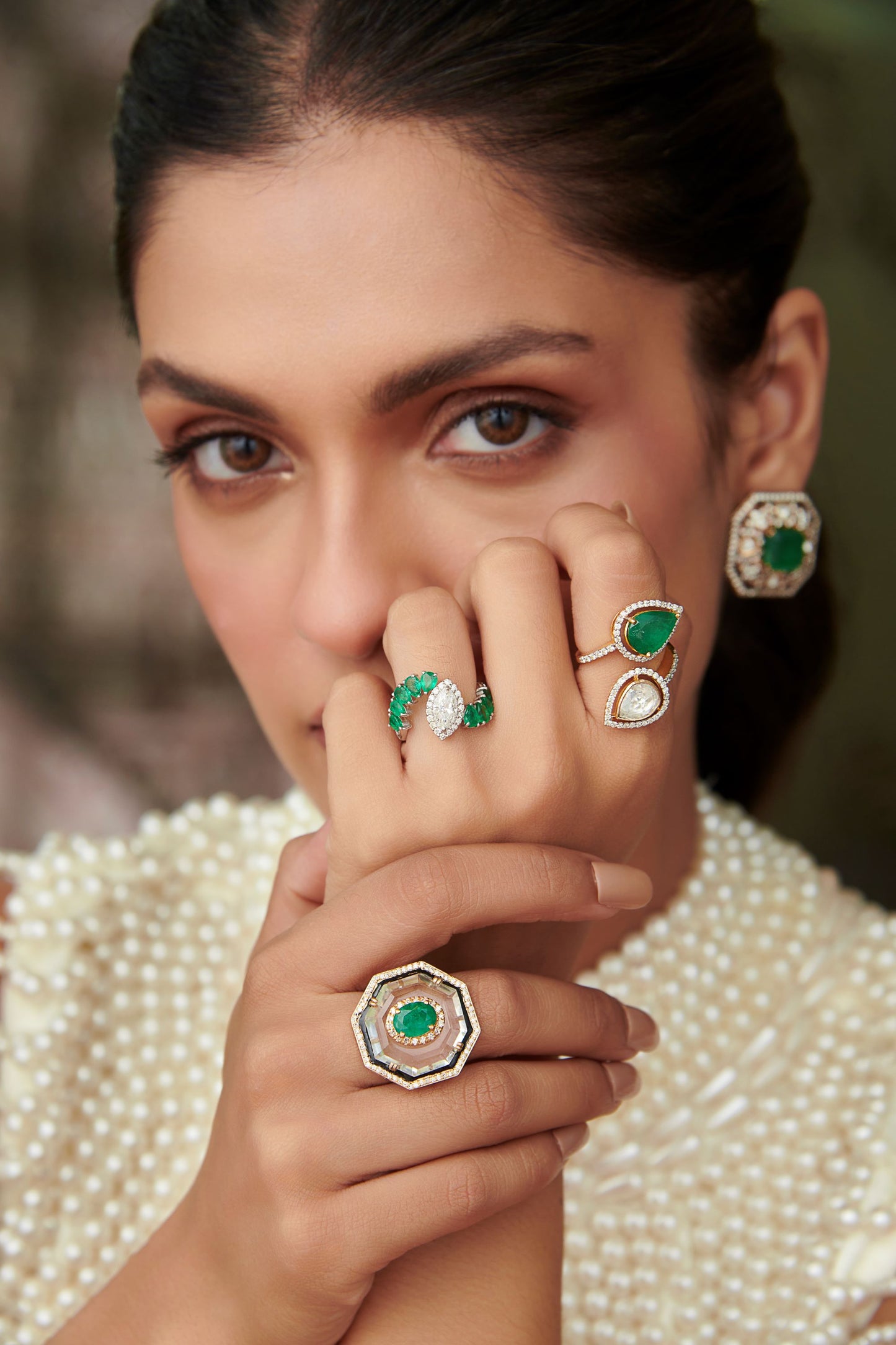 Emerald Diamond Ring - GOLDKARAT