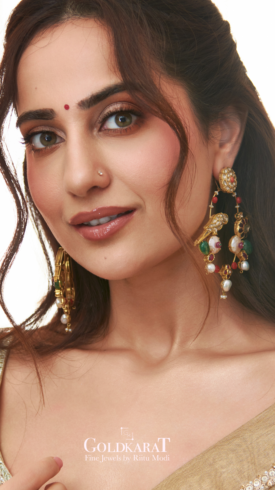 Kusha Birdcage Earrings - GOLDKARAT