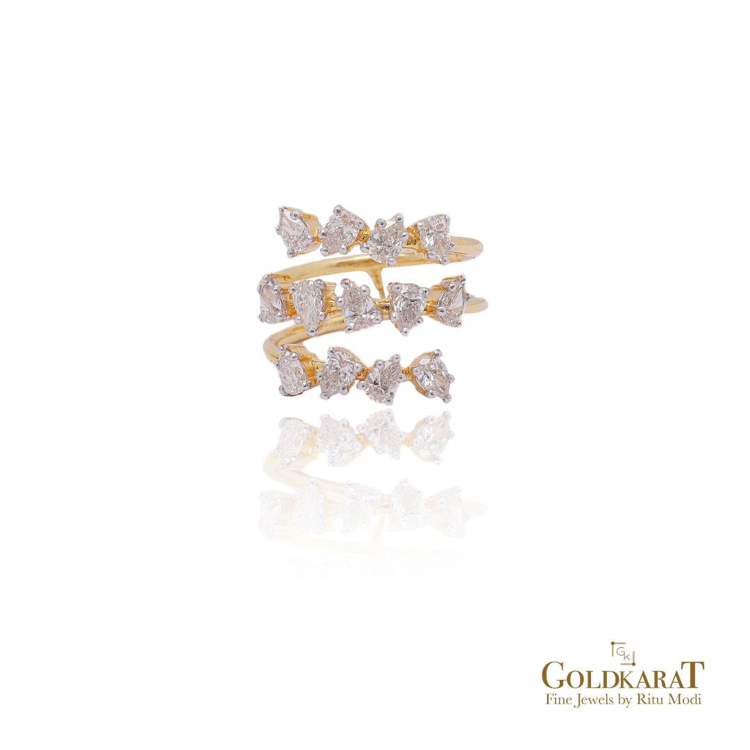 Wrap Diamond Ring - GOLDKARAT