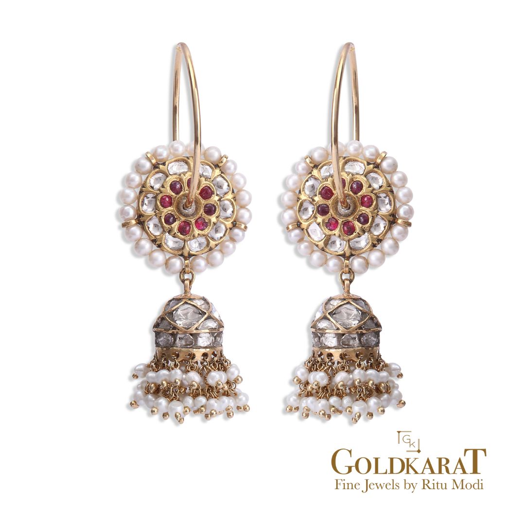 Phoolchand Bali Earrings - GOLDKARAT