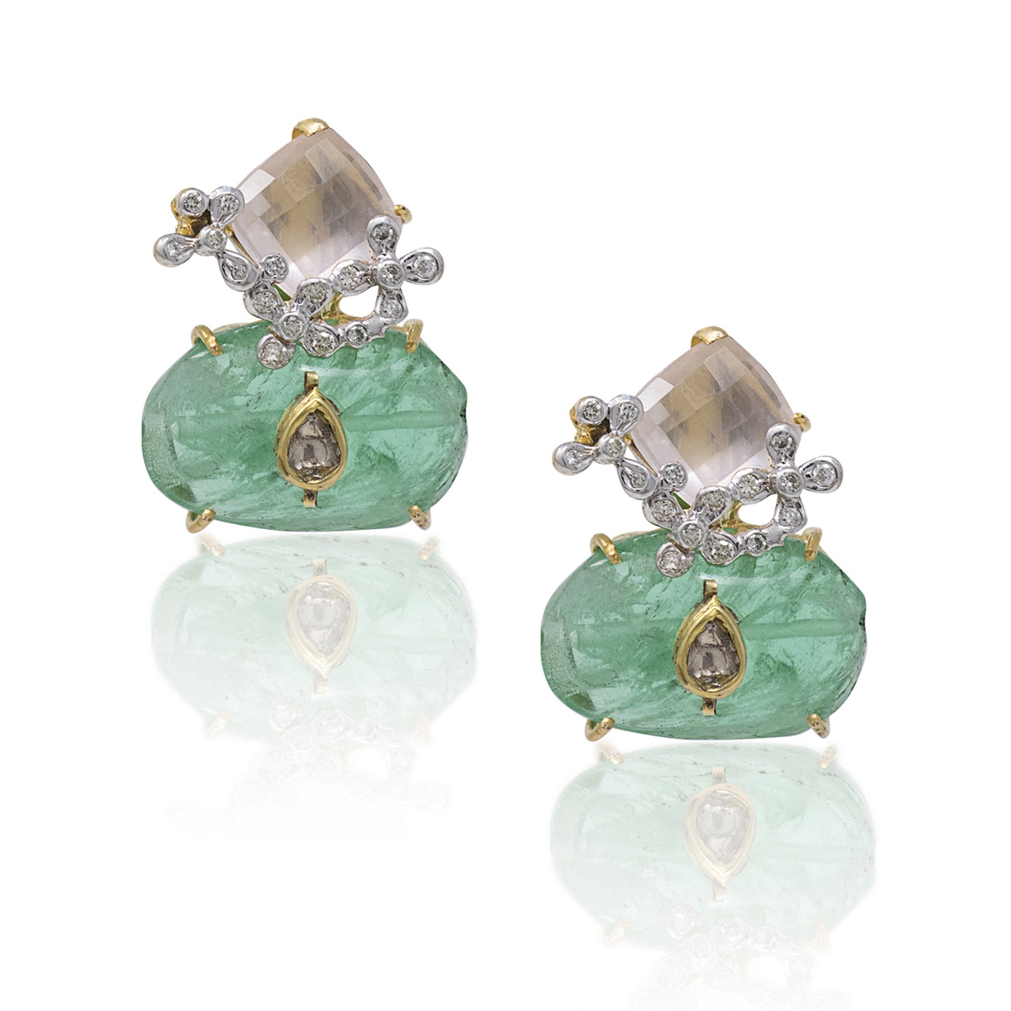 The Valentine Rose Earrings - GOLDKARAT