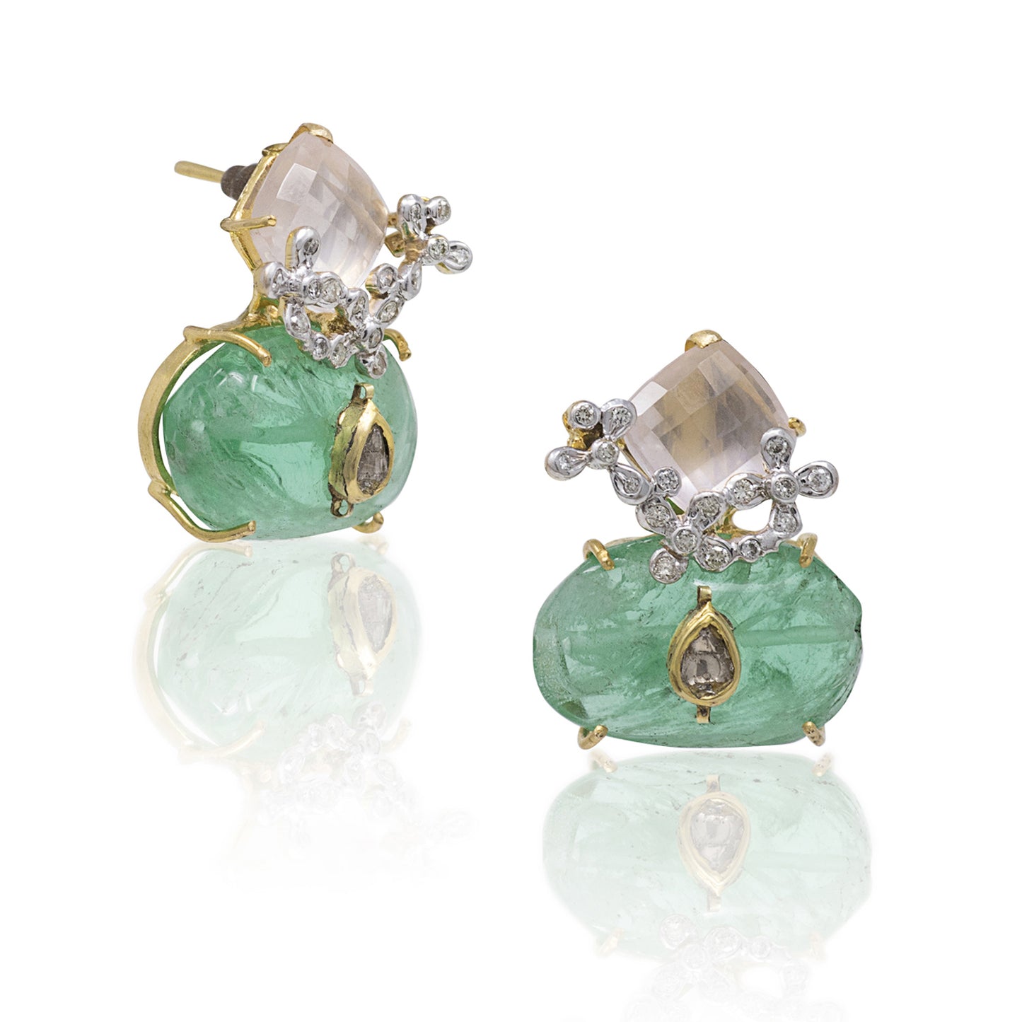 The Valentine Rose Earrings - GOLDKARAT