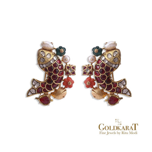 Jalpari Earrings - GOLDKARAT